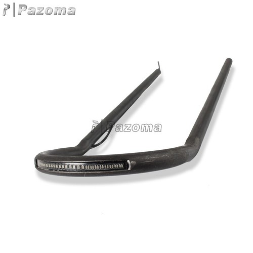 Aro de asiento trasero de tubo de 7/8" para motocicleta con luz trasera LED de señal de freno para café racer - Imagen 4 de 10