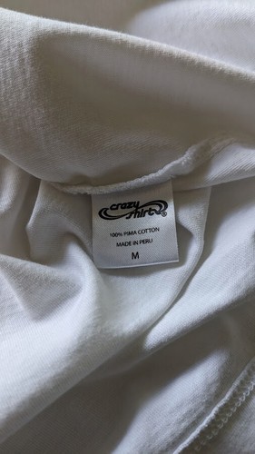 CRAZY SHIRTS HAWAII White Short Sleeve Size M Pima Cotton “Five-0 Book Em Danno” - Picture 8 of 9