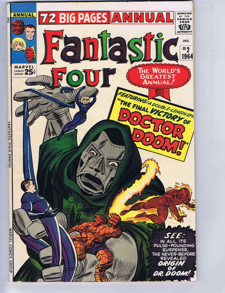 Fantastic Four Annual #2 Marvel 1964 Origin of Doctor Doom | eBay