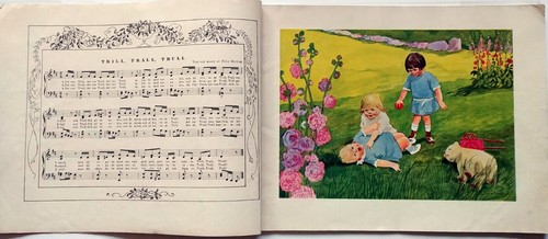 Hilding Nyman, TRILL TRALL TRULL OCH ANDRA VISOR, Swedish children's book, 1924 - Picture 3 of 6