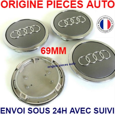 centre de roue// NEUF 8N0601165A ☆ 4 LOGO EMBLÈME AUDI 146 mm caches moyeu jante