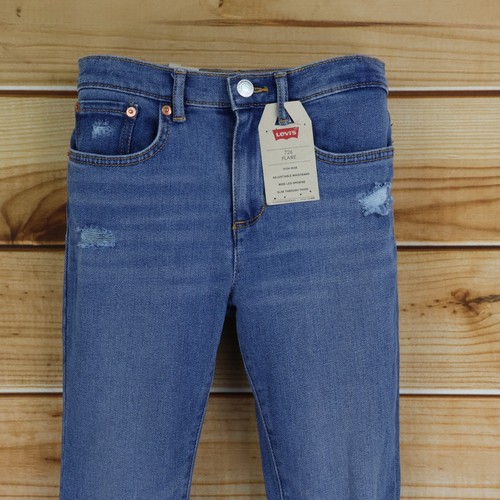 Levi's Flare Ankle Jeans Womens Size 12 Blue Cotton Blend NWT $44 - Picture 4 of 8