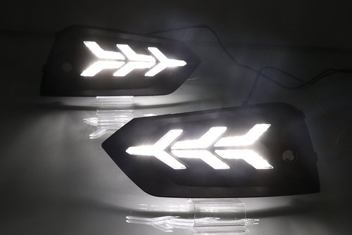 Fendinebbia LED DRL per Volvo XC60 2018+ TFL luce diurna indicatori di direzione - Foto 9 di 11