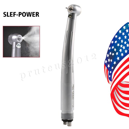 NSK Style Dental LED E-generator Fiber Optic High Speed Handpiece 4 Holes PDMS - Picture 18 of 20