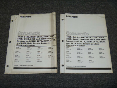 Caterpillar 252B 262B Skid St Loader Electrical Wiring Diagram
