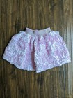 Size 4 6 Popatu Posies & Peonies Roses Pink Skirt