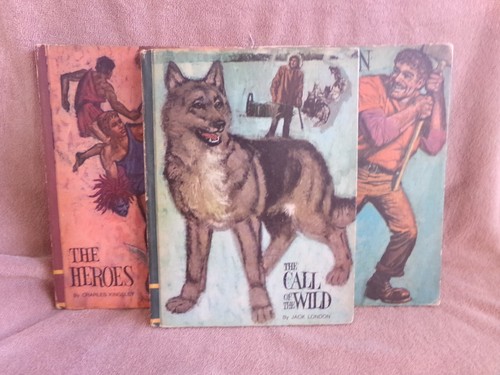3 Classic Press Books The Call of the Wild, Paul Bunyan, The Heroes  1968 - Picture 1 of 24