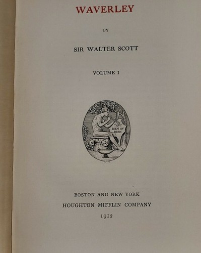 51 Vol. - THE WORKS OF SIR WALTER SCOTT - 1912 Lrg. Paper Ed. , Set #317 of 375 - Picture 5 of 10