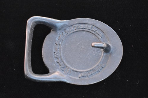 Tech Ether Guild "Migration" Geese Ducks Solid Brass Vintage Hippie Belt Buckle - Picture 2 of 3