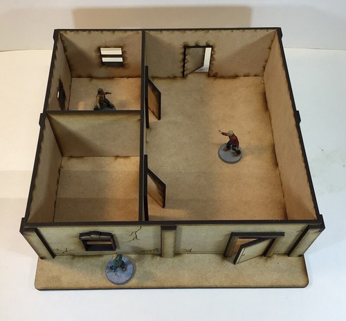 Oficina General 28mm Terreno Construcción Zombie Apocalipsis MDF Juegos de Guerra Modernos - Imagen 5 de 8
