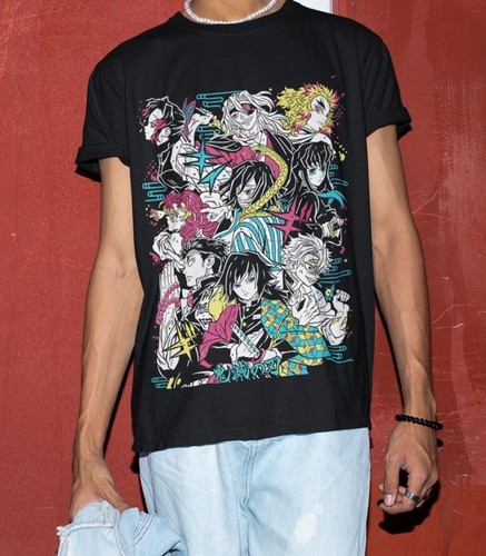 Hashira Demon Slayer T-Shirt Kimetsu No Yaiba Tengen Horror Anime Geschenk Shirt - Bild 6 von 8