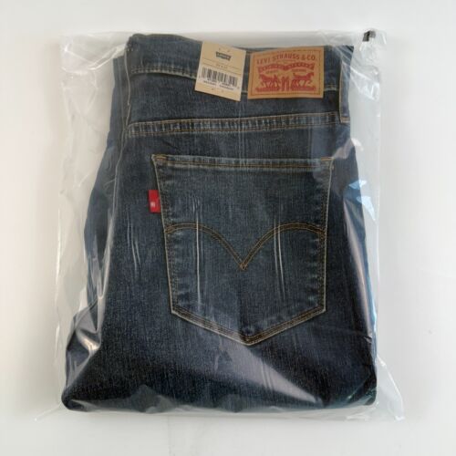Levi's Women 314 Shaping Straight Mid Rise Zip Fly Stretch Jeans 29x32 Blue NWT - Picture 13 of 13