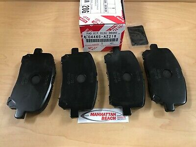 2003-2008 COROLLA & MATRIX FRONT BRAKE PADS GENUINE TOYOTA 2003-2008 COROLLA & MATRIX FRONT BRAKE PADS GENUINE TOYOTA