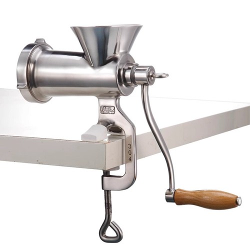 Stainless Steel Manual Meat Grinder Hand Shake Large Domestic Meat Mincer - Picture 11 of 17