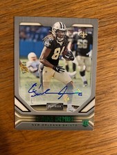 2019 PANINI PLAYBOOK GREEN SP LIL'JORDAN HUMPHREY AUTOGRAPH 3/25 ~#186