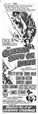 1952 Movie Advert "The GREATEST SHOW on EARTH" Charlton Heston Ephemera Print Ad