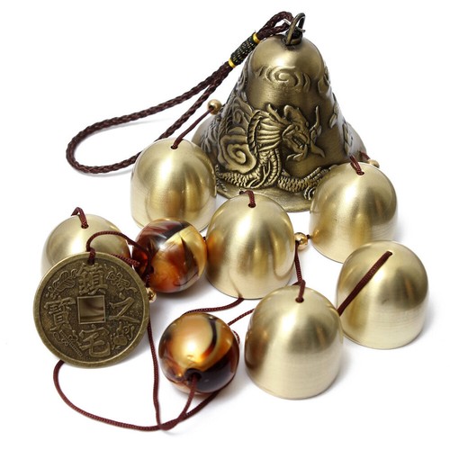 Outdoor Metal Wind Chimes Bells Deep Tone Chapel Bells Garden Hanging Decor - Picture 10 of 46