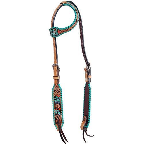 Headstall - bemalter Kaktus Einohr Headstall von Rafter T Ranch Company - Bild 1 von 1