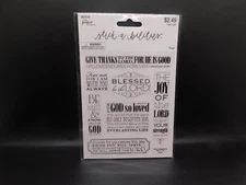 The paper studio stick a bilities religious phrase stickers 14pc