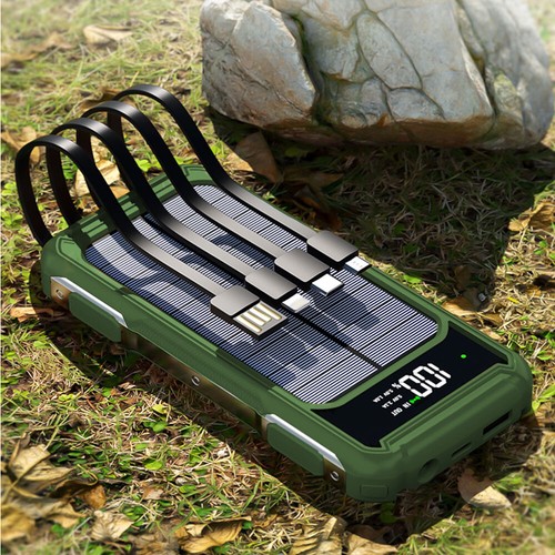 2023 Super 100000mAh Portable Charger Solar Power Bank for Cell Phone Output USA - Picture 15 of 15