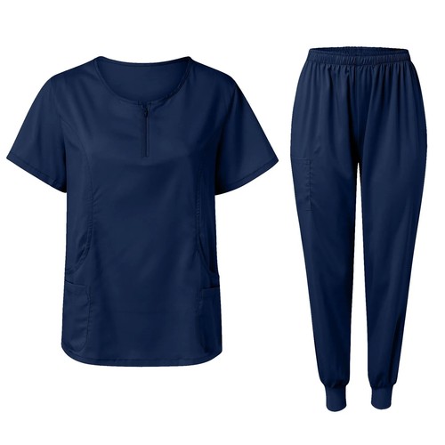 Jogginganzüge Arzt Uniformen Kurzarm Krankenschwester Peelings medizinische klinische Kleidung - Bild 3 von 21