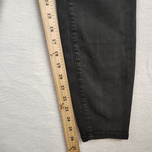 Jeans Torrid donna 12R nero vita alta jegging gamba dritta vita media - Foto 8 di 10
