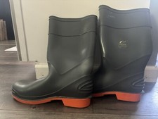 ONGUARD Rubber Tall Men's Boot Size 12 Grey Orange