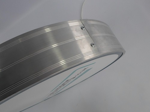 One-sided Round LED Projected Signs 80 x 80 cm - Custom Shop Light Box Sign - Picture 4 of 6