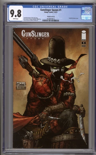 Gunslinger Spawn #1 CGC 9.8 Todd McFarlane Variant Cover B Highest (2021)