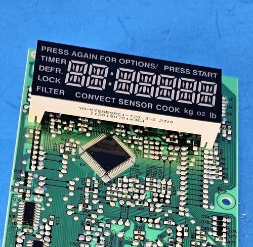5304533653 Frigidaire Microwave Control Board; B2-6b - Picture 2 of 5