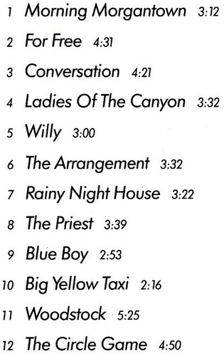 JONI MITCHELL / LADIES OF THE CANYON - feat WOODSTOCK & BIG YELLOW TAXI - Picture 2 of 2