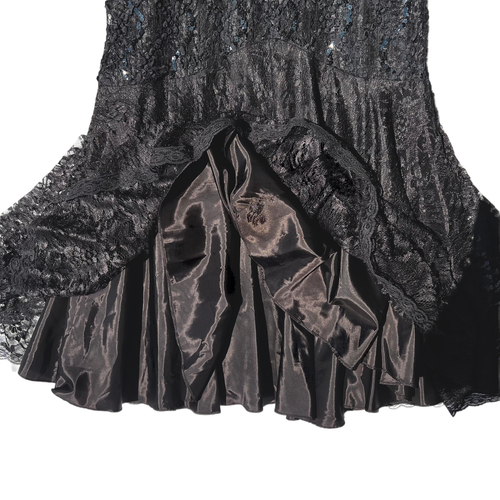 After Dark Lace & Sequins Gatsby Fairy Whimsey Black Tie Party Goth USA Sz. 20 - Picture 8 of 16
