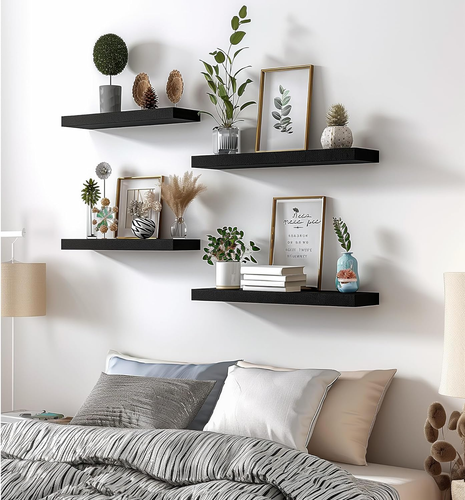 Estantes flotantes de madera para decoración de paredes, - Bild 5 von 12