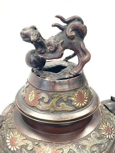 Japan - Duftbrenner XIX. Jahrhundert In Bronze - Picture 2 of 4