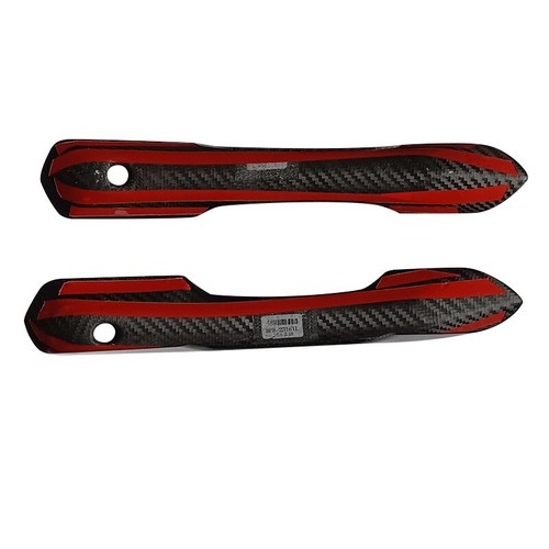 Real Carbon Fiber Exterior Door Handle Cover for Ford Mustang Dark Horse GT 24 - Foto 6 di 6