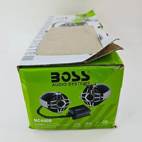 BOSS BLUETOOTH  3" ALL-TERRAIN HANDLEBAR ATV SPEAKER &  AMPLIFIER SYSTEM MC440B - Bild 16 von 16