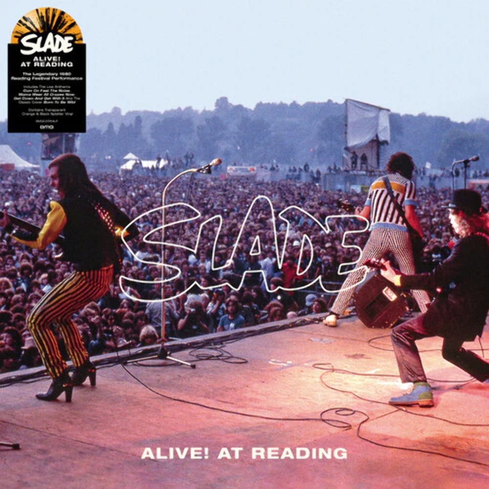 Slade - Alive! At Reading [Orange & Black Splatter] - НОВЫЙ виниловый альбом в запечатанном виде.