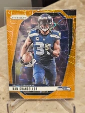 2024 Panini Prizm Kam Chancellor Orange Laser Prizm #266 - Seattle Seahawks