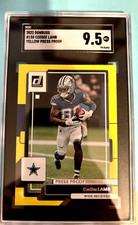 2022 Panini Donruss - Press Proof Yellow #150 CeeDee Lamb Graded 9.5 SGC