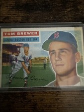 1956 Topps - White Back #34 Tom Brewer