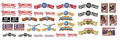 Ringling Bros and Barum & Bailey... Decals...  wähle ein Decal aus...
