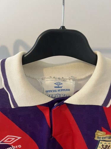 Maglia calcio away Umbro ufficiale Scozia 1991/1993 taglia XL vintage - Foto 6 di 10