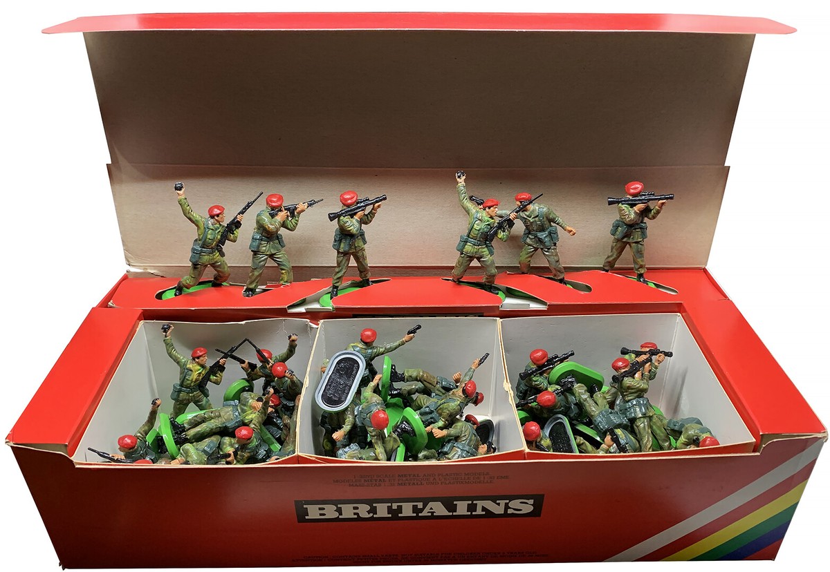 ＧＢイギリス軍/英軍＊ＷＷ２コンバットインファントリーマンパッチ（実物） Britains SuperDeetail British Paratroopers - # 6300 mib 1980 - 2nd
