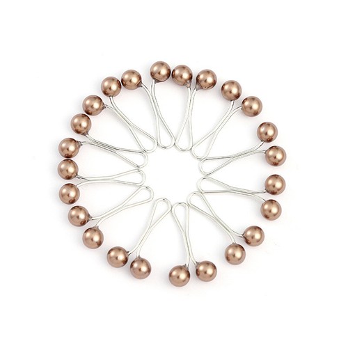 U-shaped Brooch Pins Hijab Scarf Pearl Safety Pin Enamel Pins Shawl Clips Gifts - Picture 10 of 20