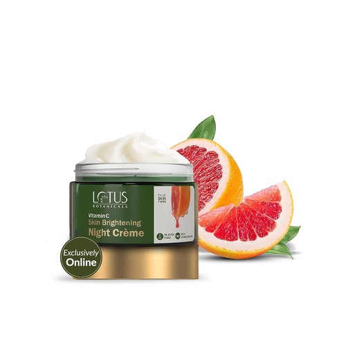Crema de noche Lotus botánica lavado facial para la piel vitamina C libre de químicos para toda la piel - Imagen 8 de 32