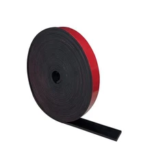 Neoprene Rubber Strip 1 Inch Wide x 1/8 Inch Thick x 20FT Adhesive Back