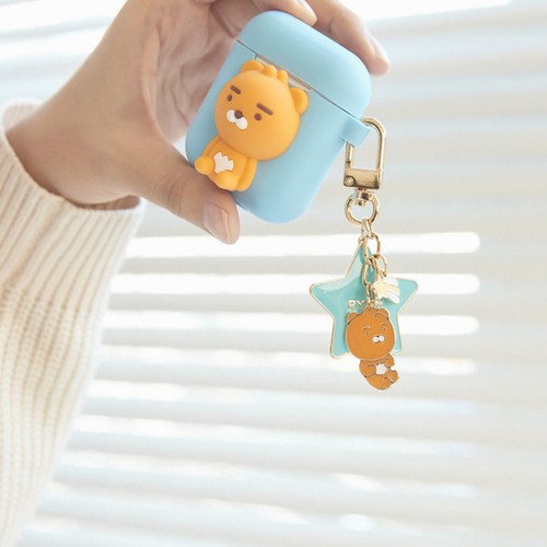 Kakao Friends Official Airpods Keyring-Little Ryan, Free Shipping+Tracking - Picture 9 of 10