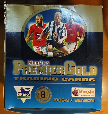 Merlin's Premier Gold 96-97- with 36 sealed packs trading