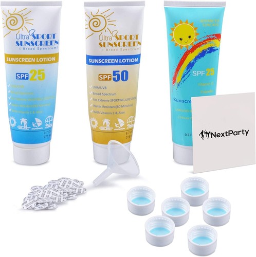 Hidden Sunscreen Alcohol Liquor Soda Flask BONUS 2 per pack & Mess-free Funnel! - Picture 3 of 4