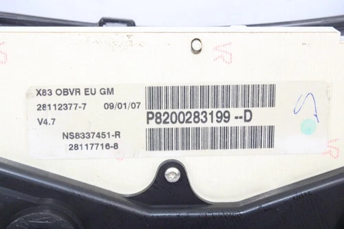 P8200283199D Quadro Strumenti per OPEL VIVARO CAMIÓN * 1474434 - Foto 3 di 6
